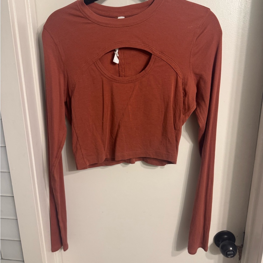 lululemon athletica Terracotta Long Sleeve better best long sleeve